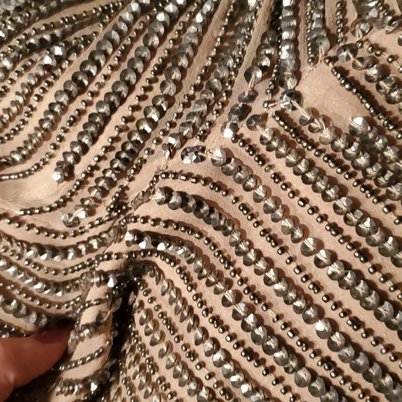 Sparkly Beaded Open Back Top - Picture 5 of 5